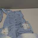 luvamia Denim Overalls for Women Barrel Leg Baggy Loose Fit Bib Stretchy Jean Jumpsuit Adjustable Strap Casual Overall, S