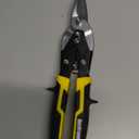 HURRICANE 10 Inch Aviation Tin Snips, Cr-Mo Aviation Snips for Cutting Metal Sheet, Heavy Duty Sheet Metal Cutter Shear, Straight Cut, High Leverage Aviation Snip, Up to 40% Labor Saving