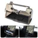 2025 Upgraded Under Screen Storage for Tesla Model Y/3, Hideable & Stable Installation Center Console Organizer Tray with Anti-Slip Silicone Pad, fit for Tesla Model Y (2021-2025) Model 3 (2017-2025)