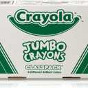 Crayola Jumbo Crayons Classpack (200ct), Large Toddler Crayons, Bulk School Supplies, Essential Preschool & Kindergarten Art Supplies for Teachers