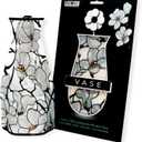 MODGY Collapsible and Expandable Plastic Flower Vase, Unbreakable, Foldable, Decorative Modern Centerpieces, Table Decorations, Louis C. Tiffany Magnolia Window, 1 Pack