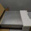 Bathroom Medicine Cabinet with Beveled Edge Mirrored Door 14 x 18 inch, Recessed or Surface Mount, with Adjustable Glass Shelves (Matt White)