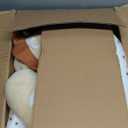 2-in-1 Tummy Time Mat and Seated Support with Sensory Toys  for Newborns and Babies  Includes Detachable Cushion for Supervised Play & Head/Neck Development (Sand)