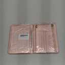 WALNEW Passport Holder for Travel, RFID Passport Cover Wallet for Women Men, PU Leather Passport Book Card Holder Case with Pen (Upgraded, Upgraded-Rosegold)