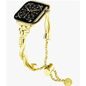 for Apple Watch Bands for Women, Bling Metal Strap for Apple Watch Series 11,10, Slim Stainless Steel Replacement for iWatch 9,8,7,6,5,4,SE3,SE 2nd,Ultra 3,2,1, 38mm,40mm,41mm 42mm 44mm 45mm 46mm 49mm, Gold