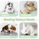 Dog Pillows for Large Dogs, Glow in The Dark Soft Neck Pillow, U-Shaped Pillow for Cat and Dog, Machine Washable Toy & Birthday Gift (Glow Grey, L)