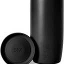 Simple Modern Travel Coffee Mug Tumbler with 360 Lid | Ceramic-Lined Insulated Stainless Steel Cold Brew Iced Coffee Cup | Gifts for Women Men Her Him | Voyager Signature | 16oz | Midnight Black