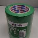 Adhes Green Masking Tape, 6 Rolls x 1 Inch x 55 Yards, Strong Adhesion, Clean Removal, Ideal for Painting, Automotive, and DIY Projects (24mm x 50m)