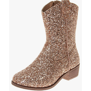 Josmo Glitter Girls Cowgirl Boots Mid Calf Boots Girl Cowboy Boots Size Little Kids/Big Kids 4