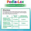 Pedia-Lax Childrens Chewable Laxatives for Constipation, Gently Relieves Occasional Constipation for Kids Ages 2-11, Watermelon Flavor, 30 Count, Pack of 3