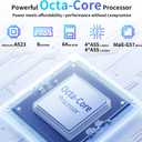 10 inch Android Tablet: Octa-Core, 7000mAh, with Stand Case, IPS HD Display, Wi-Fi 6, OTG, Metal Body  Fast & Portable Tablet for Work & Entertainment, 2-Year Protection, 8GB RAM 64GB, Android 15