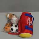 Baby GUND My First Sports Bag Stuffed Plush Playset, Baby Gift Toys for Boys and Girls Ages 1 & Up, 5 Piece, 8"