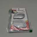 LivTee Blind Spot Mirrors, HD Glass Frameless Convex Rear View Mirrors, Wide Angle Adjustable Stick for Side Mirror, Automotive Exterior Accessories for Car, SUV & Trucks, Pack of 2 (Rounded Oval)