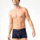 DAVID ARCHY Men's Trunks Underwear Cotton Modal Soft Breathable No Ride Up Pouch Underwear 3,4 or 6 Pack (Black/Navy Blue/Wine Red-3 Pack-d)