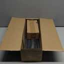 Brown Curtain Rods for Windows 66 to 120 Inches Adjustable Length Heavy Duty 7/8" Diameter Window Curtain Rod with Decorative Finials for Outdoor Farmhouse Bedroom Kitchen Living Room