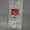 SHEEP&SHEEP White Zip Ties 12 Inch(100 Pieces), Heavy Duty Self-Locking Nylon Cable Ties, 120LBS Tensile Strength, Ideal for Indoor & Outdoor Use