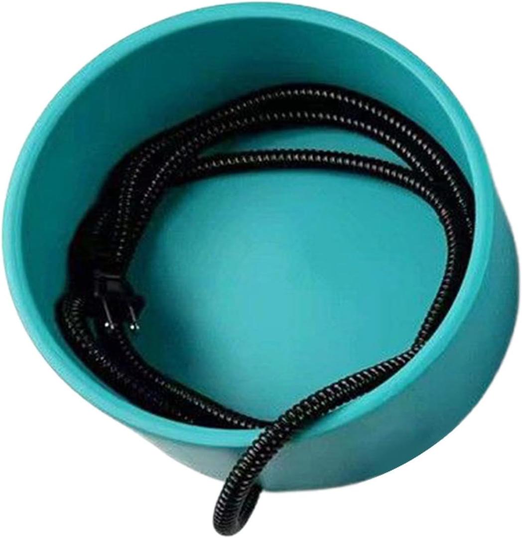 Heated Pet Hydration Bowl, Animals Water Dispenser, Drinking Station with Energy-Efficient Heating, Sturdy Feeder Gadget with Easy Cleaning, Feeding Equipment, Chickens Puppies Cats Indoor Outdoor