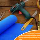 EVA Foam Roll | High Density 85kg/m3 | 2mm Thick | 48"x14" | Ideal for Cosplay, Crafts, DIY Projects (Blue 2pcs)