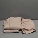 Amazon Basics Lightweight Super Soft Easy Care Comfortable Microfiber 4-Piece Bed Sheet Set with 14-Inch Deep Pockets, King, Beige, Solid