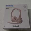 Logitech Zone 300 Wireless Bluetooth Headset with Noise-Canceling Microphone, Compatible with Windows, Mac, Chrome, Linux, iOS, iPadOS, Android  Rose