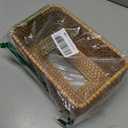 Rattan Tissue Box Cover Natural Woven Facial Napkin Holder Rectangular 10 x 6.1 x 4.1 Inch (Natural)