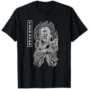 Acala Fudo Myoo Immovable Lord Spirituality Wisdom T-Shirt, Size L