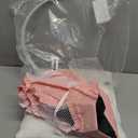 Cat Bed Tents Dog House Indoor Outdoor Lace Mesh Breathable Windows Door Curtains Removable Portable Nest Teepe House (Small,Pink(Ruffled Teim))