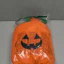 ANIAC Dog Pumpkin Costume Halloween Cat Pumpkin Outfit Funny Puppy Clothes for Small Dogs Pet Party Cosplay Accessories (Orange Clohes, Medium)