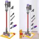 IZSOHHOME Vacuum Stand for Dys,Storage Stand Docking Station Holder,Compatible with Dys V15 V11 V10 V8 V7 V6 Cordless Vacuum Cleaners Accessories,Stable Metal Bracket Organizer Rack (White,6 Racks)