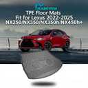 Original 2022-2026 NX Cargo Liner for Lexus NX(NX250/NX350/NX350h/NX450h+) - Custom Fit TPE All Weather Trunk Mat for Lexus NX & NX Hybrid Accessories
