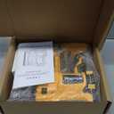 Cordless 2" Brad Nailer Compatible with Dewalt 20V Battery (No Battery), 2-in-1 Electric Nail Gun/Staple Gun, 18 Gauge Nail Gun Battery Powered with 1000 Nails for Wood Carpentry