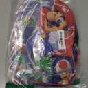 Super Mario Mini Backpack Set - Bundle with 11" Mini Backpack Plus Water Bottle, Stickers, and More | Super Mario Bros School Bag for Kids
