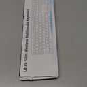 Wireless Keyboard-2.4G USB Ultra Slim Quiet Full Size Matte PC Computer Keyboard,19 Multimedia Keys,Number Pad,Plug&Play,Lag-Free Ergo,Long Battery Life for Desktop,Laptop,Smart TV,MAC,Windows,QWERTY