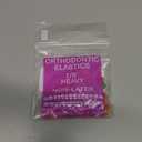 Neon Non-Latex 100 counts Intraoral Elastic Bands Orthodontic Elastics Dental Rubber Bands Made in US Medium 1/8'', Neon