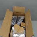 Black Square Swivel Stool with Wheel for Work SPA Shop Massage Height-Adjustable and Cost-Effective Rolling Stool Chair with Back