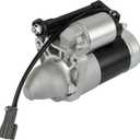 SCITOO Starter Motor 19068 for INFINITI for FX50 for M56 QX56 QX70 QX80 5.6L 2014-2022 for Nissan for Armada NV2500 NV3500 Pathfinder TITAN XD 5.6L 2010-2023 12V 2.0kW CW 9-Tooth Pinion PMGR