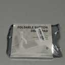 Faucet Mat for Kitchen Sink, 17.7"X5.5" Silicone Sink Splash Guard with Soap Holder, Snap-On Design & 7slope Fast Drain, Folding Sink Faucet Mat for Universal Kitchen Bathroom SinkGrey (Gray)