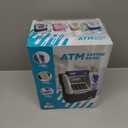 Kids Bank ATM Piggy Bank for Kids - Electronic Digital Money Counter with Code Lock - Mini ATM Machine for Real Money - Smart Savings Bank with LCD Display (Black)