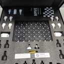 Chessnut Move Robotic Chessboard with Plastic Pieces, Self-Moving Pieces Simultaneously, Full Piece Recognition, Built-in Chess Engine, Voice Control & Video Integration, 33*33*2.2cm