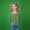 Kate Seamless Paper Backdrop for Photography Green Photo Backdrop Paper Roll (53''x32.8' Stinger)