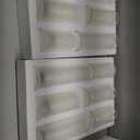 Set of 24 White Pillar Candles with Clear Glass Hurricane Holders- Elegant Cylinder Candle Vases for Weddings, Parties, Centerpieces, Home & Office Decor (White, 24 Set)