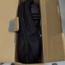 ECOHUB Anti-Theft Crossbody Bag Men Women, RFID Blocking Lightweight Sling Backpack Eco-Friendly with 9 Pockets Sturdy SBS Zippers Water Resistant for Travel Work Hiking Outdoor, Black