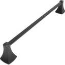 18 Inch Matte Black Towel Bar Towel Rack for Bathroom Kitchen Hand Towel Holder Dish Cloths Hanger SUS304 Stainless Steel Rustproof Wall Mount