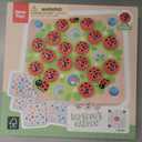 Nene Toys Ladybugs Garden Memory Game  Wooden Matching Games for Toddlers 3-5  Travel Toy for Boys Girls, Road Trip Essentials for Toddler, Airplane, Car - Ideal Christmas, Birthday Gifts
