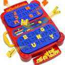 Winning Fingers Pop Up Board Game 2-Player | Preschool Game with Alphabet Puzzle Pieces | Educational Learning Toy for Toddler and Kids Ages 3+