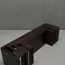 SRIWATANA Floating Shelves for Wall, Wall Shelves for Bathroom, Bedroom, Living Room, Kitchen, Office, Wood Shelves for Home Decor Set of 5 (Dark Walnut)