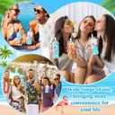 Baderke 24 Pcs Hawaiian Plastic Cups with Lids and Straws 13.5 oz Tropical Luau Clear Drinking Cup for Whiskey Soda Tea Juice Smoothies Coffee Milk Beach Birthday Party Supplies (Flamingo)