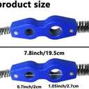 2PCS 4 in 1 Copper Tube Cleaner Battery Terminal Brush Dual Head Battery Wire Brush Deburring Inner Outer Brush Rust Removal Brush for Air Conditioner Water Heater Ducts Copper Tube Cleaning