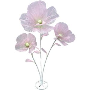 Giant Flower Decoration for Wedding Background, Party Decoration, Birthday Party, Photography Props, Shop Window Props, Banquet, Stage, Mall Display (Pink)
