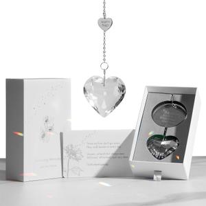 Sympathy Gifts for Loss of a Loved one Unique Crystal Sun Catcher for Bereavement Gift for Someone who Lost mom dad Son miscarriage Daughter Son in Remembrance of Father Mother and Grandma Condolence
